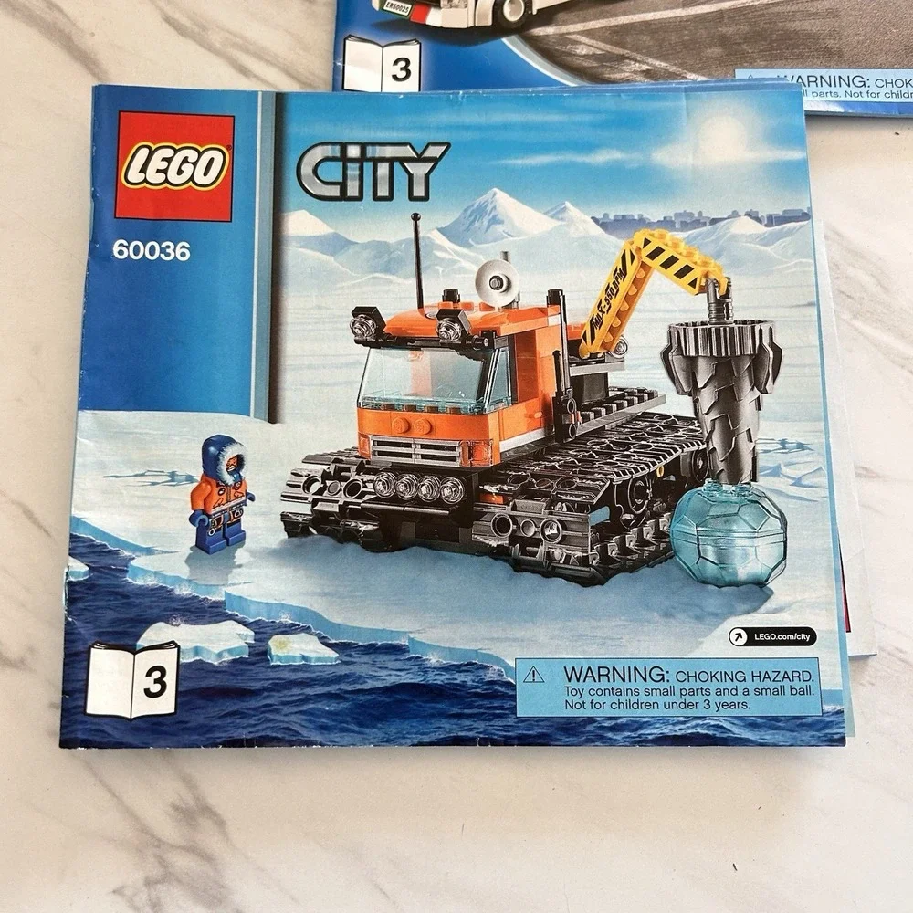 Lego City Lot Of 4 Instruction‎ Manuals 60025 60036 60018 City Alarm 3865